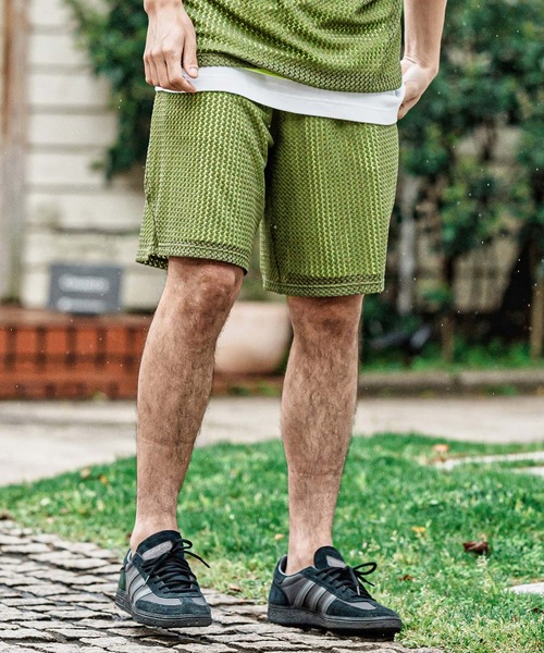 CAMBIO(カンビオ)の「mp14998- Russell Layered Short Pants ショートパンツ(S66726cmb)(その他パンツ・メンズ・オリーブ/ブラック/ベージュ/ブラウン・L/M/S)」の6枚目の写真