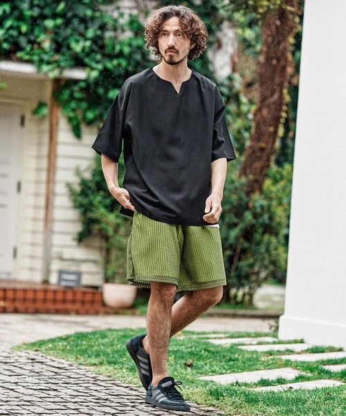 CAMBIO(カンビオ)の「mp14998- Russell Layered Short Pants ショートパンツ(S66726cmb)(その他パンツ・メンズ・オリーブ/ブラック/ベージュ/ブラウン・L/M/S)」の9枚目の写真