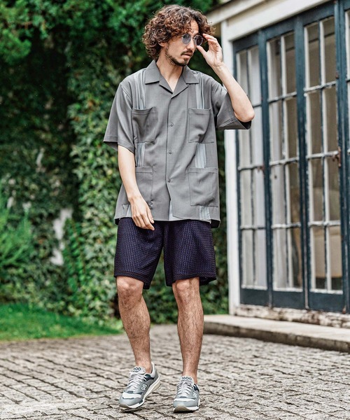 CAMBIO(カンビオ)の「mp14998- Russell Layered Short Pants ショートパンツ(S66726cmb)(その他パンツ・メンズ・オリーブ/ブラック/ベージュ/ブラウン・L/M/S)」の16枚目の写真