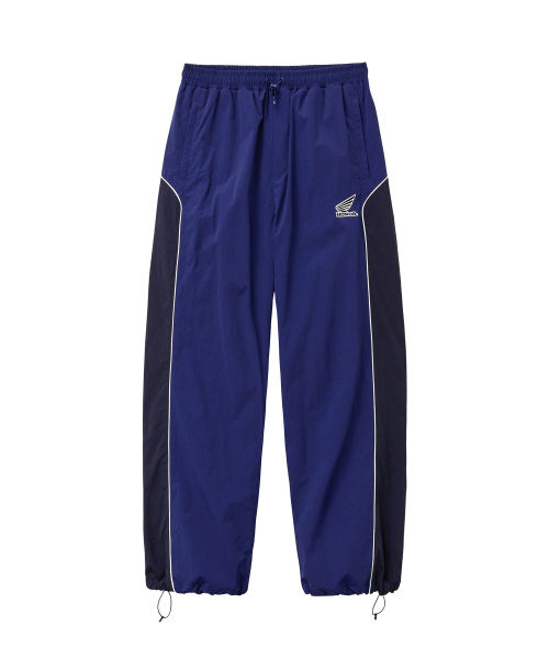 PHYPS MOTORCYCLE(フィップスモーターサイクル)の「Nylon Block Piping Track Pants Blue(スウェットパンツ・レディース・その他・LARGE/X-LARGE/SMALL/MEDIUM)」の2枚目の写真