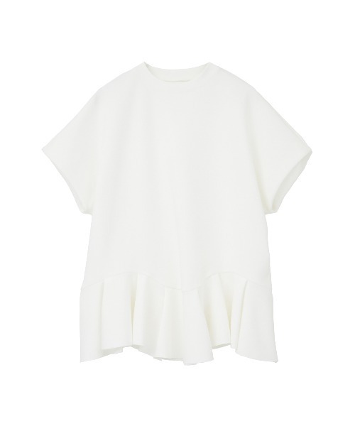MANOF(マノフ)の「FRILL DOLMAN LOOSE TOPS(Tシャツ/カットソー・レディース・ホワイト/ブラック・F)」の21枚目の写真