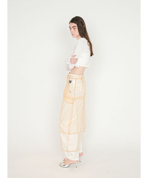SORIN(ソリン )の「Tulle Layered Skirt/チュール レイヤード スカート(スカート・レディース・ベージュ/ブラック・38/36)」の9枚目の写真