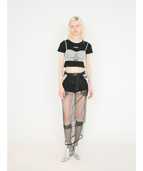 SORIN(ソリン )の「Tulle Layered Skirt/チュール レイヤード スカート(スカート・レディース・ベージュ/ブラック・38/36)」の16枚目の写真