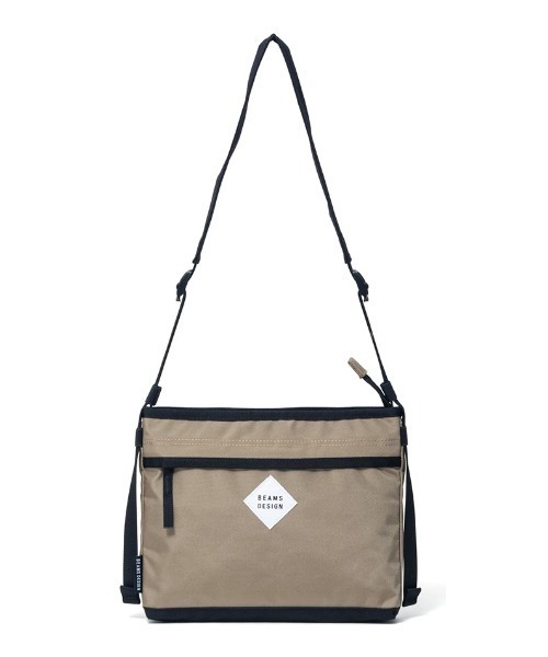BEAMS DESIGN(ビームス デザイン)の「BEAMSDESIGN(ビームスデザイン)Slash サコッシュ(ショルダーバッグ・メンズ・グリーン/カーキ/ブラック/パープル/ベージュ・FREE)」の2枚目の写真