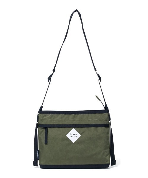 BEAMS DESIGN(ビームス デザイン)の「BEAMSDESIGN(ビームスデザイン)Slash サコッシュ(ショルダーバッグ・メンズ・グリーン/カーキ/ブラック/パープル/ベージュ・FREE)」の3枚目の写真