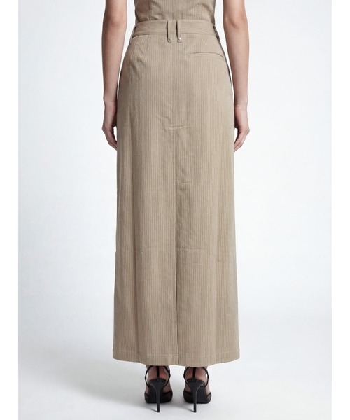 TAJEN:T(タジェント)の「【TAJEN:T】BELT DESIGN SLIT LONG SKIRT/ベルトデザインスリットロングスカート/セットアップ着用可能(スカート・レディース・ベージュ/グレー・2/1)」の15枚目の写真