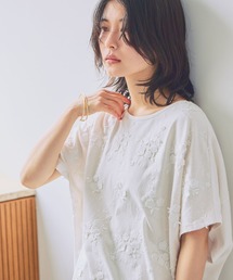 studio CLIP（スタディオクリップ）の「3DレースコクーンTシャツ（Tシャツ/カットソー）」