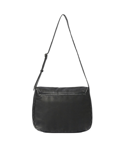 X-girl(エックスガール)の「XG LOGO PATCH STUDDED FAUX LEATHER SHOULDER BAG(ショルダーバッグ・レディース・ブラック/ブラウン・ONE SIZE)」の8枚目の写真