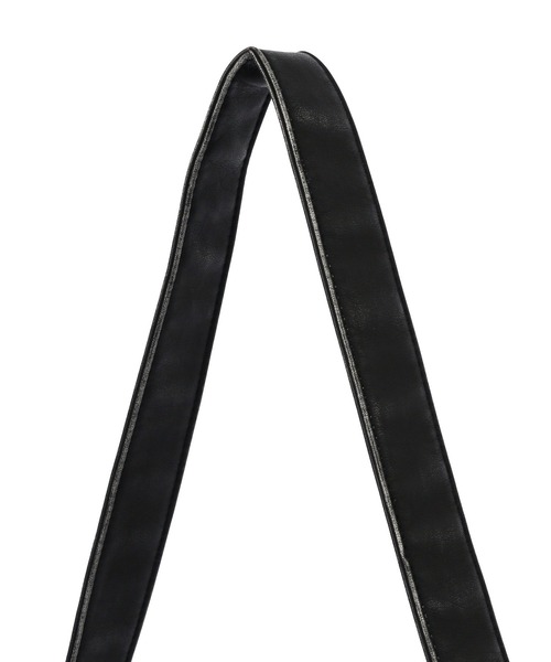 X-girl(エックスガール)の「XG LOGO PATCH STUDDED FAUX LEATHER SHOULDER BAG(ショルダーバッグ・レディース・ブラック/ブラウン・ONE SIZE)」の9枚目の写真