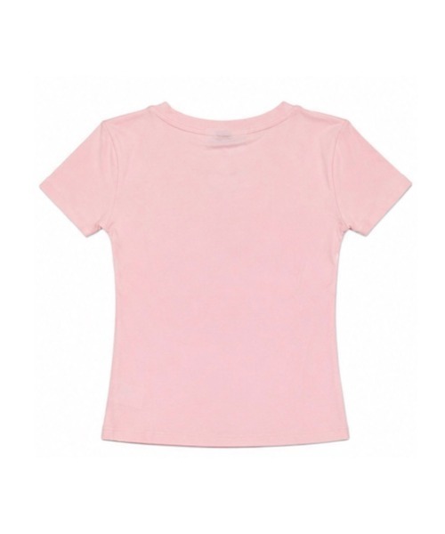 Never mind the XU(ネバーマインドザエックスユー)の「【Never mind the XU】flower rhinestone tee / 【ネバーマインド ザ エックスユー】フラワープリントラインストーンクロップド半袖Tシャツ(Tシャツ/カットソー・レディース・イエロー/ホワイト/ピンク・L)」の18枚目の写真