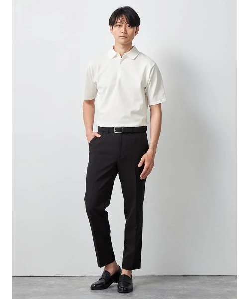 HARUYAMA(ハルヤマ)の「裾上げ不要 スラックステーパードシルエット ストレッチ 洗濯OK イージーケア【Smart Pick!】(スラックス・メンズ・ライトグレー/ネイビー/チャコールグレー/ブラック・S/M/L/LL/3L)」の6枚目の写真