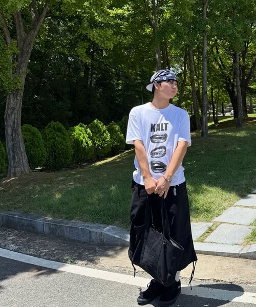 TOFFEE（トフィー）の「リップストップコットンバミューダパンツ（ブラック）（その他パンツ・メンズ・その他・X-LARGE/SMALL/MEDIUM/LARGE）」の11枚目の写真