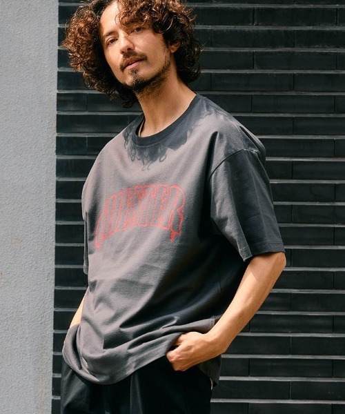Chester(チェスター)の「mt10544- 2トーン アーチロゴ プリントTシャツ(10012)(Tシャツ/カットソー・メンズ・ホワイト/ブラック系その他/ブラック・M/L/XL)」の11枚目の写真
