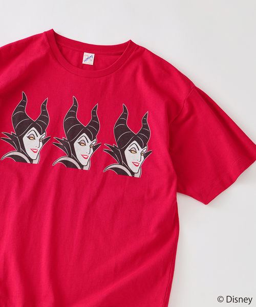 Disney（ディズニー）の「Disney / ディズニーヴィランズ / 別注 FANTASY A&G INC プリントＴシャツ（Tシャツ/カットソー・メンズ・ブラック系その他/ブラック/レッド・LARGE/MEDIUM）」の9枚目の写真