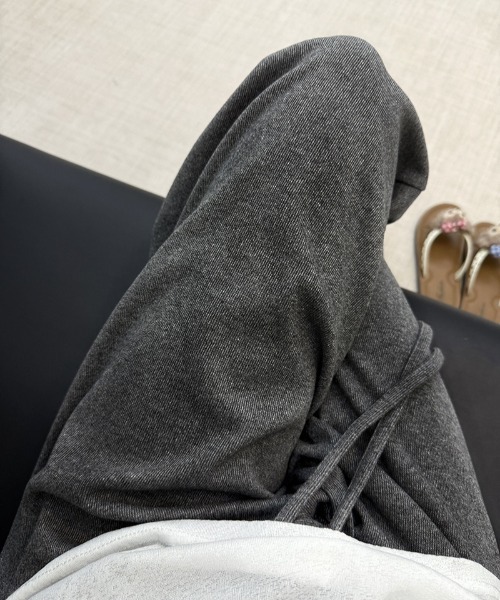 Teem Store(チームストア)の「リラックススウェットワイドパンツ 無地 ドット柄 ルームパンツ イージーパンツ(その他パンツ・レディース・アイボリー/アイボリー系1/グレー系1/チャコール/グレー系2/グレー・F)」の13枚目の写真