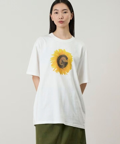 Gramicci（グラミチ）の「【GRAMICCI/グラミチ】G-FLOWER TEE（Tシャツ/カットソー・メンズ・ブラック/ホワイト・L/M）」の4枚目の写真