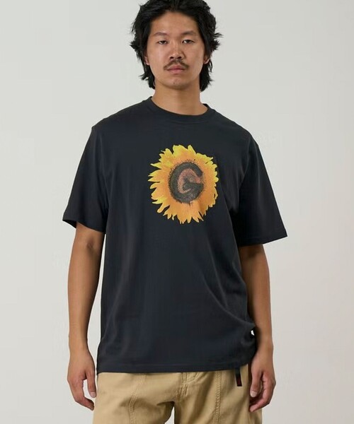 Gramicci（グラミチ）の「【GRAMICCI/グラミチ】G-FLOWER TEE（Tシャツ/カットソー・メンズ・ブラック/ホワイト・L/M）」の6枚目の写真