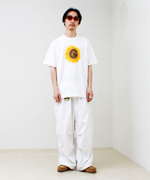 Gramicci（グラミチ）の「【GRAMICCI/グラミチ】G-FLOWER TEE（Tシャツ/カットソー・メンズ・ブラック/ホワイト・L/M）」の7枚目の写真