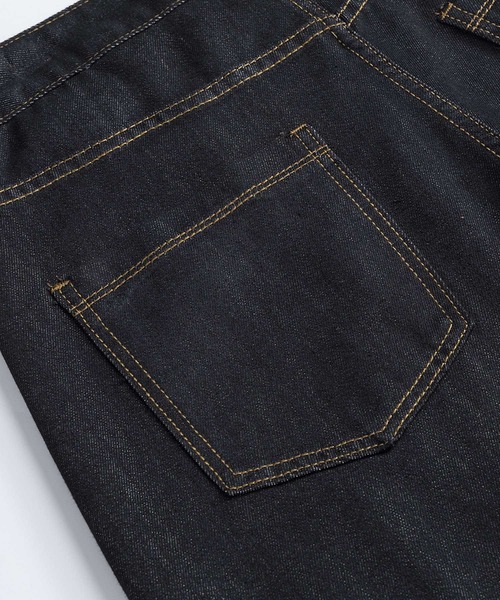 HOOK(フック)の「HOOK バレルレッグ ハイウエストデニム(デニムパンツ・メンズ・インディゴブルー/ブラック・XL/L/M)」の10枚目の写真