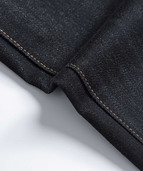 HOOK(フック)の「HOOK バレルレッグ ハイウエストデニム(デニムパンツ・メンズ・インディゴブルー/ブラック・XL/L/M)」の15枚目の写真