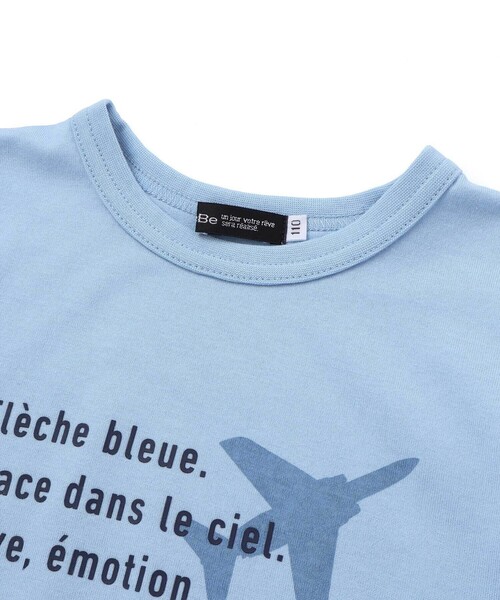BeBe(ベベ)の「【ブルーインパルス】スモーク飛行プリント天竺半袖Tシャツ(Tシャツ/カットソー・キッズ・ホワイト/ブルー・110cm/120cm/130cm/140cm)」の15枚目の写真