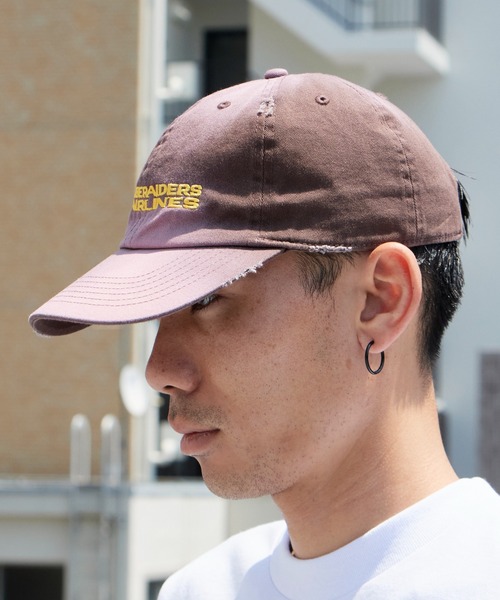 Liberaiders(リベレイダース)の「Liberaiders/リベレイダース FADED AIRLINE CAP フェイデッド エアライン キャップ 2026年春夏(キャップ・メンズ・ネイビー/ブラウン/バーガンディー・FREE)」の2枚目の写真