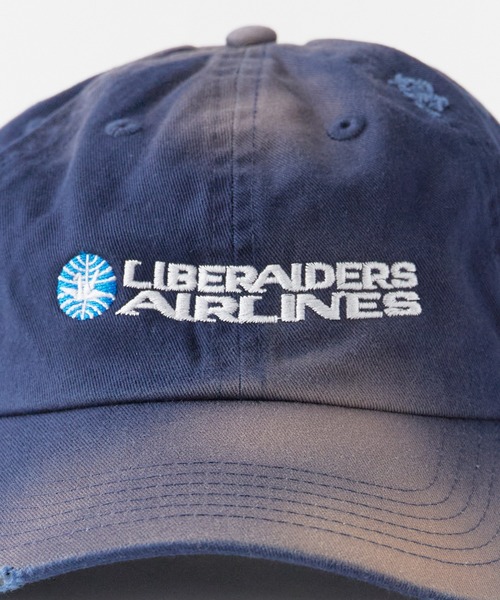 Liberaiders(リベレイダース)の「Liberaiders/リベレイダース FADED AIRLINE CAP フェイデッド エアライン キャップ 2026年春夏(キャップ・メンズ・ネイビー/ブラウン/バーガンディー・FREE)」の9枚目の写真
