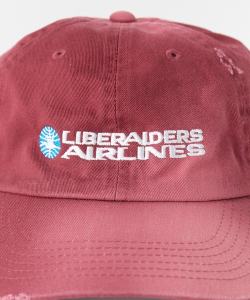 Liberaiders(リベレイダース)の「Liberaiders/リベレイダース FADED AIRLINE CAP フェイデッド エアライン キャップ 2026年春夏(キャップ・メンズ・ネイビー/ブラウン/バーガンディー・FREE)」の10枚目の写真