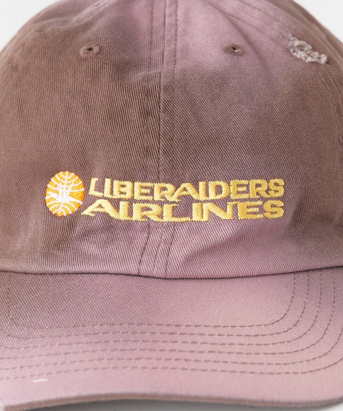 Liberaiders(リベレイダース)の「Liberaiders/リベレイダース FADED AIRLINE CAP フェイデッド エアライン キャップ 2026年春夏(キャップ・メンズ・ネイビー/ブラウン/バーガンディー・FREE)」の8枚目の写真