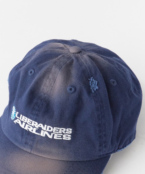 Liberaiders(リベレイダース)の「Liberaiders/リベレイダース FADED AIRLINE CAP フェイデッド エアライン キャップ 2026年春夏(キャップ・メンズ・ネイビー/ブラウン/バーガンディー・FREE)」の11枚目の写真