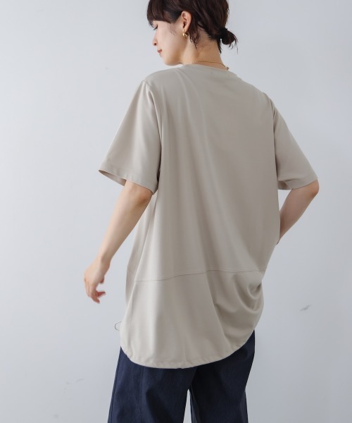 Bou Jeloud(ブージュルード)の「箔エンボスロゴチュニック(チュニック・レディース・ブラック/オフホワイト/ベージュ・FREE)」の9枚目の写真