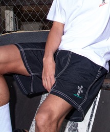 <QUIKSILVER X DOGTOWN>メンズ DTQS NYLON SHORTS バギーショートパンツ 17インチ【2026年夏モデル】