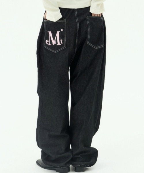 A'GEM/9 × .kom 『MUCENT/ムセント』MAXXI BACK POCKET BIG LOGO DENIM