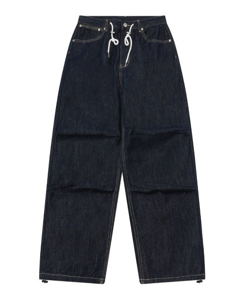 A'GEM/9 × .kom 『MUCENT/ムセント』MAXXI BACK POCKET BIG LOGO DENIM