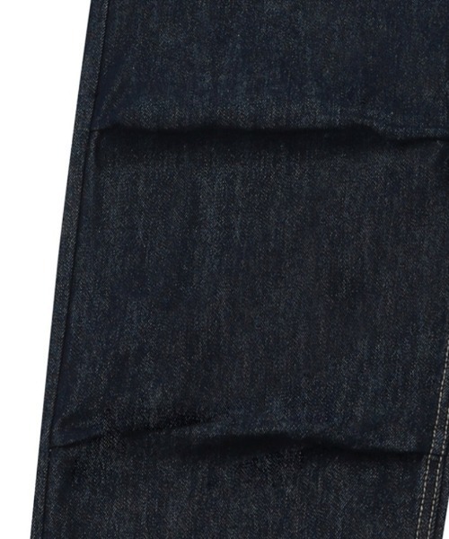 MUCENT(ムセント)の「A'GEM/9 × .kom 『MUCENT/ムセント』MAXXI BACK POCKET BIG LOGO DENIM/バックポケットビッグロゴデニムパンツ(デニムパンツ・レディース・ダークブルー/ブラック・FREE)」の9枚目の写真