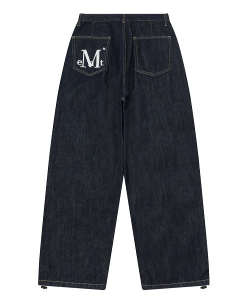 A'GEM/9 × .kom 『MUCENT/ムセント』MAXXI BACK POCKET BIG LOGO DENIM