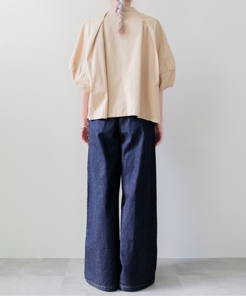 DOLLUPOOPS(ドールアップウップス)の「Dolman Tuck Blouson(ドルマンタックブルゾン)(ブルゾン・レディース・ブラック/ベージュ/オフホワイト・FREE)」の11枚目の写真