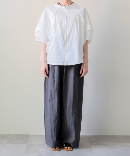 DOLLUPOOPS(ドールアップウップス)の「Dolman Tuck Blouson(ドルマンタックブルゾン)(ブルゾン・レディース・ブラック/ベージュ/オフホワイト・FREE)」の20枚目の写真