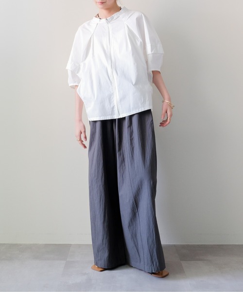 DOLLUPOOPS(ドールアップウップス)の「Dolman Tuck Blouson(ドルマンタックブルゾン)(ブルゾン・レディース・ブラック/ベージュ/オフホワイト・FREE)」の13枚目の写真