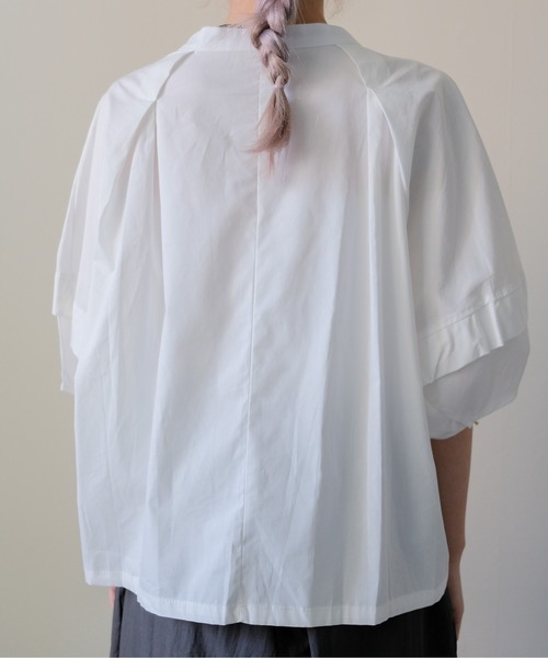 DOLLUPOOPS(ドールアップウップス)の「Dolman Tuck Blouson(ドルマンタックブルゾン)(ブルゾン・レディース・ブラック/ベージュ/オフホワイト・FREE)」の19枚目の写真