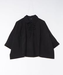 Bshop | eunoia|ラウンドカラー リボンブラウス WOMEN(シャツ/ブラウス)