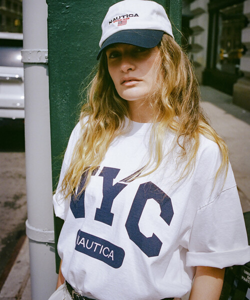 NAUTICA(ノーティカ)の「NAUTICA/ノーティカ Made in U.S.A ヘビーウェイト オーバーサイズ クルーネック プリントTシャツ type 2(Tシャツ/カットソー・メンズ・ネイビー/ホワイト・LARGE/MEDIUM/X-LARGE/XX-LARGE)」の13枚目の写真