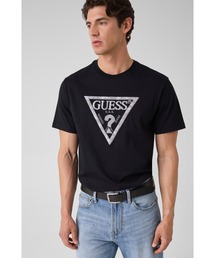 TRIANGLE Leaves Embroidery Tee Tシャツ 半袖 ロゴTシャツ