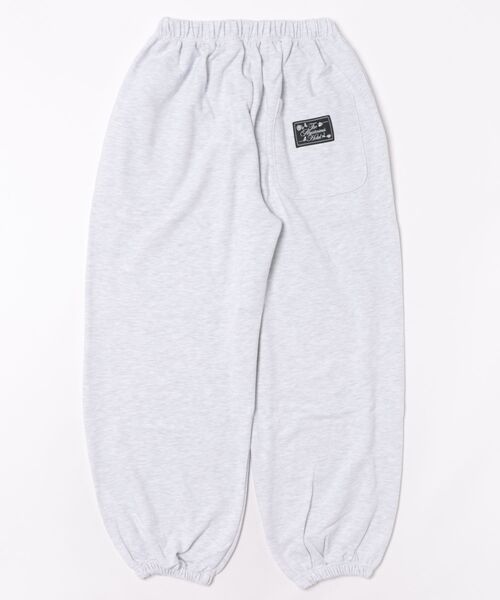 THE MYSTERIOUS HOTEL（ザミステリアスホテル）の「THE MYSTERIOUS HOTEL/ザ ミステリアス ホテル/H LOGO BASIC WIDE PANT（スウェットパンツ・レディース・グレー/ピンク・F）」の4枚目の写真