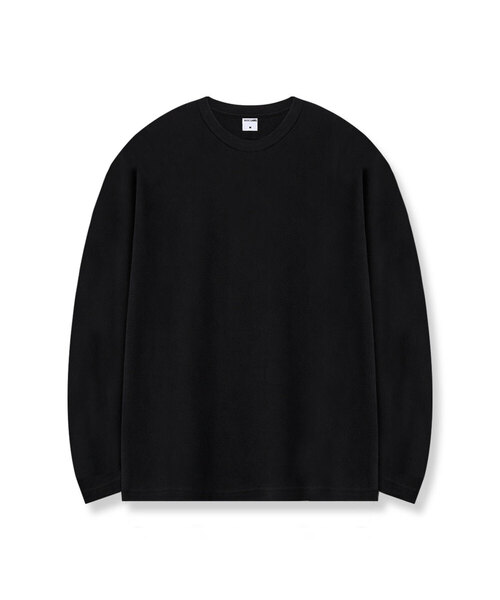 BASIC LABEL（ベーシックラベル）の「Rix Layered Long-Sleeved T-Shirt 2 Color [BLBR_2001]（Tシャツ/カットソー・レディース・ホワイト/ブラック・MEDIUM/LARGE/X-LARGE）」の2枚目の写真