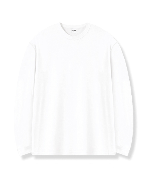 BASIC LABEL（ベーシックラベル）の「Rix Layered Long-Sleeved T-Shirt 2 Color [BLBR_2001]（Tシャツ/カットソー・レディース・ホワイト/ブラック・MEDIUM/LARGE/X-LARGE）」の3枚目の写真