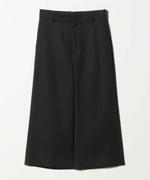 H BEAUTY&YOUTH UNITED ARROWS(エイチビューティーアンドユースユナイテッドアローズ)の「<H>ギャバクロス クロップドパンツ(その他パンツ・レディース・モカ/ブラック・S/M)」の2枚目の写真
