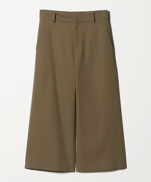 H BEAUTY&YOUTH UNITED ARROWS(エイチビューティーアンドユースユナイテッドアローズ)の「<H>ギャバクロス クロップドパンツ(その他パンツ・レディース・モカ/ブラック・S/M)」の5枚目の写真