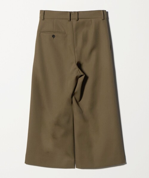 H BEAUTY&YOUTH UNITED ARROWS(エイチビューティーアンドユースユナイテッドアローズ)の「<H>ギャバクロス クロップドパンツ(その他パンツ・レディース・モカ/ブラック・S/M)」の6枚目の写真