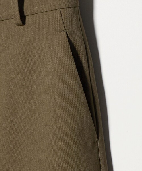 H BEAUTY&YOUTH UNITED ARROWS(エイチビューティーアンドユースユナイテッドアローズ)の「<H>ギャバクロス クロップドパンツ(その他パンツ・レディース・モカ/ブラック・S/M)」の8枚目の写真